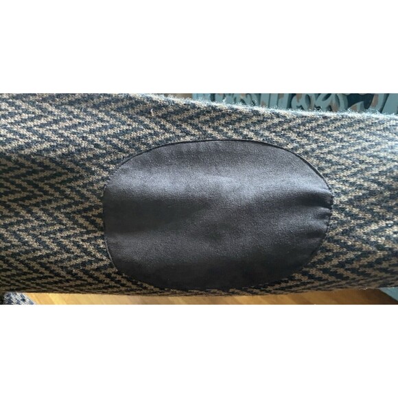 Men’s Orvis Part Cashmere Pullover Sweater Black & Tan Chevron Print-Soft - XL - Picture 3 of 3